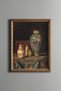 Antique Chinese Vases Still Life - Vintage Patterned Painting - Fine Model