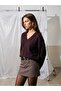 10888 Wool Blend V-Neck Sweater-Purple