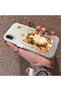 iPhone Xr Compatible Silicone Edge Hard Back Case Cat Pattern Lover Couple Phone Case - 2