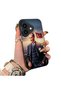 iPhone 16 Compatible Silicone Edge Hard Back Case Ataturk Patterned Phone Case
