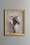 Powdered Roses in a Vase - Vintage Patterned Painting - Fine Model