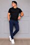Unisex Regular Ribbed Long Sweatpants - 5