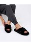 Pri̇ncess Cross Plush Women's Home Slippers - 2