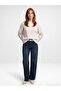 10886 Wool Blend Crew Neck Sweater-Ecru - 4