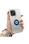 Tecno Spark 40C Compatible Silicone Edge Hard Back Case Evil Eye Bead Pattern Phone Case