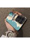 Samsung Galaxy S23 Ultra Compatible Silicone Edge Hard Back Case Galata Tower Patterned Phone Case - 4