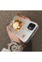 iPhone 11 Compatible Silicone Edge Hard Back Case Cat Pattern Loving Couple Phone Case - 4