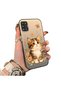 Samsung Galaxy A31 Compatible Silicone Edge Hard Back Case Cat Pattern Loving Couple Phone Case