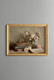Roses among Old Books - Vintage Patterned Painting - Fine Model