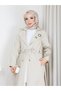 Elisa Waist-Tie Long Women's Trench Coat - 7