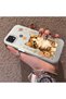 Oppo A15 Compatible Silicone Edge Hard Back Case Cat Pattern Loving Couple Phone Case - 2
