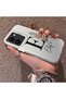 Vivo Y36 5g Compatible Silicone Edge Hard Back Case Letter E Patterned Couple Phone Case - 2