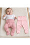 2-Piece Baby Pants with Booties, Wide Foldable Waistband, Interlock - 7