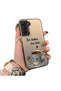 Samsung Galaxy S21 Fe Compatible Silicone Edge Hard Back Case Turkish Coffee Patterned Phone Case