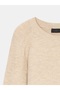 10884 Wool Blend Crew Neck Sweater-Beige - 7