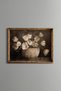 White Tulips - Vintage Patterned Painting - Fine Model