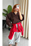 Premium Trend Belt Detailed Bomber Trench Coat - 4