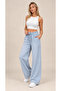 Women's Relaxed Fit Wide Leg Jean Pants (Made from Thin 6-0Ns Denim Fabric)