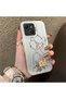 Tecno Spark 40C Compatible Silicone Edge Hard Back Case Line Art Patterned Phone Case - 3