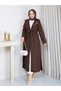 Elisa Waist-Tie Long Women's Trench Coat - 4