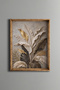 Tropical Leaves - Vintage Patterned Painting - Fine Model
