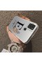 Samsung Galaxy A21S Compatible Silicone Edge Hard Back Case Letter E Patterned Lover Couple Phone Case - 4
