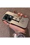Redmi Note 14S Compatible Silicone Edge Hard Back Case Letter E Patterned Couple Phone Case - 2