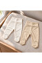 2-Piece Baby Pants with Booties, Wide Foldable Waistband, Interlock - 6