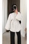 Striped Tunic with Piping Belt - White - 2