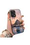 Redmi Note 12 Pro 5g Compatible Silicone Edge Hard Back Case Istanbul Patterned Couple Phone Case
