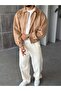 Premium Bomber Nubuck Jacket t Camel - 3