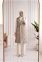 Hayrunisa Sıkmalı Long Inflatable Vest-En2223 Mink