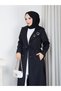 Elisa Waist-Tie Long Women's Trench Coat - 5