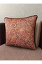 Şal-120 Velvet Cushion Cover 43X43 cm Decorative Sofa Pillow Cover with Zipper - 4
