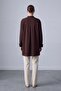 Hakim Collar Cuff Sleeve Detailed Shirt Brown 10791 - 2