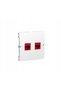 Priză de calculator 2x RJ45 5e SIMON BASIC ALB - 2