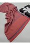 Tapestry Woven Cotton Ethnic Patterned Double Color Reversible Shawl 70 X 190 cm - 2