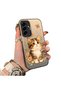 Samsung Galaxy A36 Compatible Silicone Edge Hard Back Case Cat Pattern Loving Couple Phone Case
