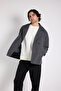 Oversized Double-Breasted Cashmere Jacket - 4