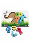 Wooden Elephant Figure Puzzle – 1-10 Number Matching Game - 6