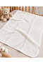 Plain Cream Soft Textured Baby Blanket - 4