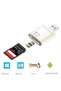 6082 USB 3.0 2 Port Memory Card Reader Sd Sdxc Nm Multi Card Converter - 2