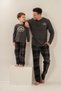 Smoked Plaid Father-Son Pajama Set, 100% Cotton, Adult and Children's Pajamas Have Separate Prices - 6