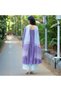 Purple Viscose Cotton Kameez Salwar & Dupatta - ALV2045 | Purple-Size:XL-42-Inches - 3