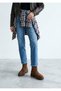 26K-195-8075 Genuine Leather Ankle Boots with Metal Detail on the Front for Women - 2