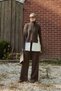 Frida Shirt Detail Luxury Set Brown - 2