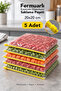 5 Pieces 20X20Cm Refrigerator Bags - Zippered Freezer Organizer Icebox Organizer