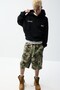 STWD grafik baskılı kapüşonlu sweatshirt - 6