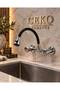 Classic Wall-Mounted Kitchen Faucet, Swivel Sink Faucet, Dual Inlet Kitchen Faucet - 7