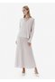 Thin Knit V-Neck Beige Knitwear - 2